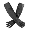 1 Pairs Black Long Protective Industry Gloves Anti Chemical Acid Alkali Rubber Work Gloves 60cm For Agriculture Forestry ► Photo 3/6