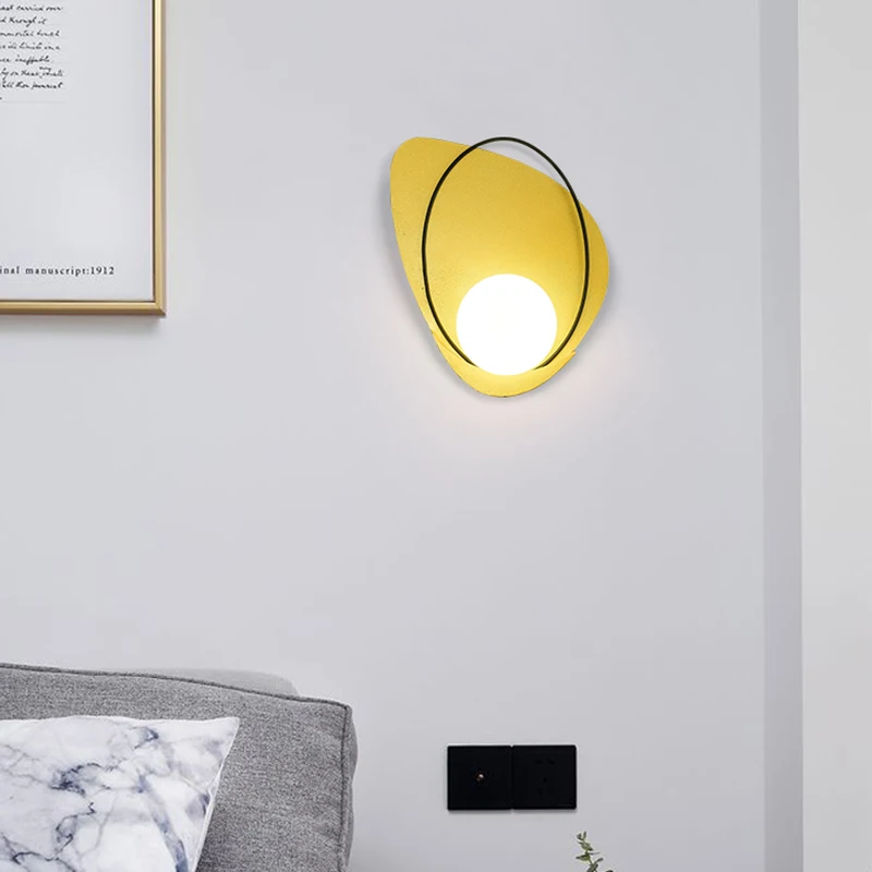 

Nordic LED Wall Light Loft Villa Aisle Corridor Postmodern Simplicity Bedroom Bedside Kitchen Balcony Decoration Walllamp