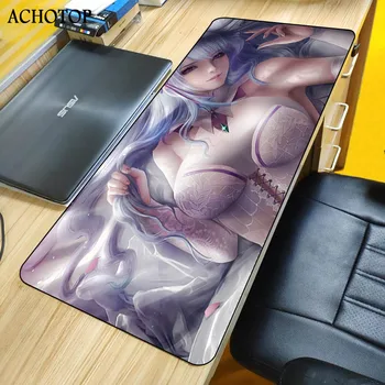 

Anime Girl Big Breast game mouse pad custom DIY desktop keyboard lock box large mouse pad carpet rubber mouse laptop pc mats