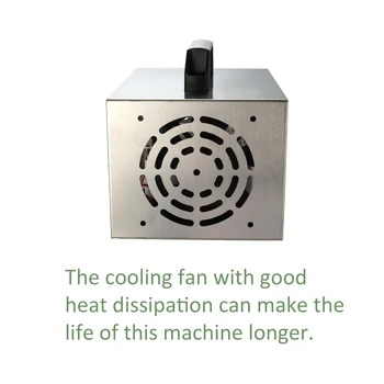 

New 20g/h Portable 220V Ozone Generator Air Filter Purifier Fan Disinfection Machine For Home Car Sterilization Time Switch