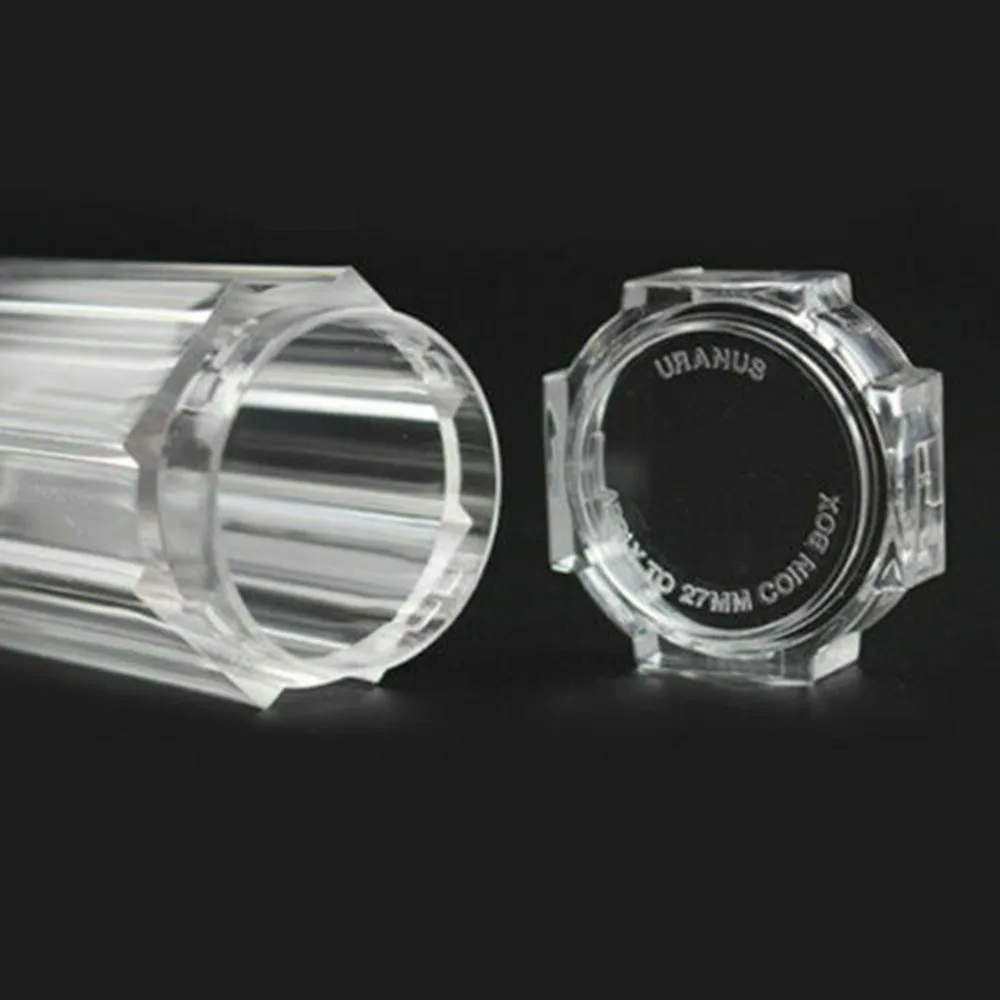 

10Pcs 30mm Coin Cases Capsules Holder Applied Clear Plastic Round Storage Boxes