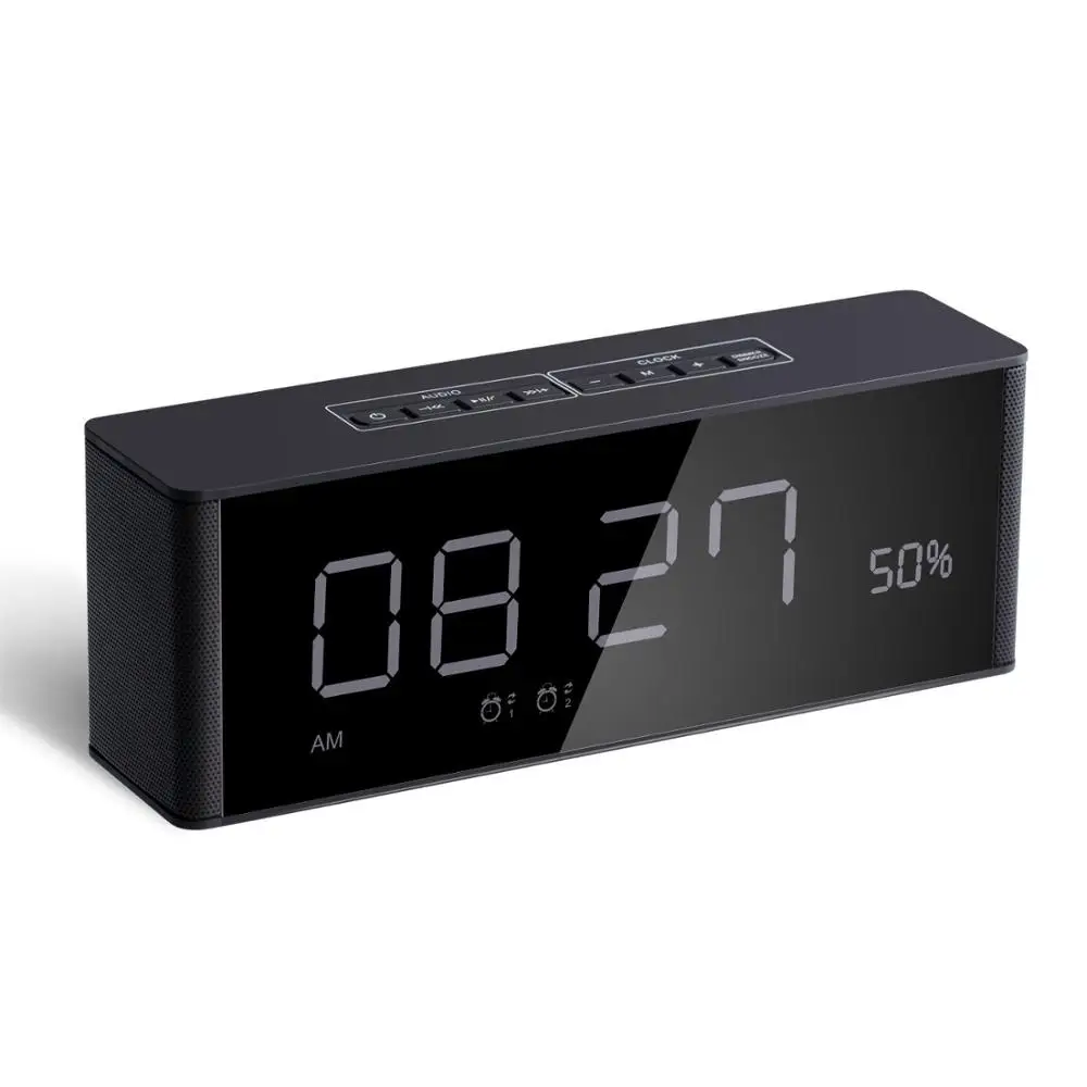 

Home Bluetooth Speaker Portable Wireless Stereo LED Display Loudspeaker for Phone Computer Support FHandsfree Calls TF card FM
