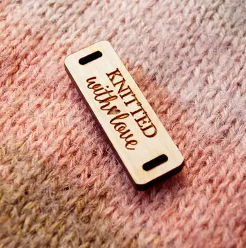 

Wooden tags, custom garment labels, wooden clothing tags, knitting labels, crochet labels, wood tags, personalized labels