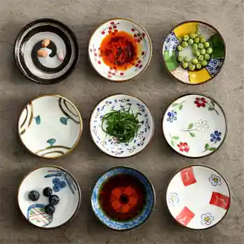 

Japanese small Ceramic Sushi Dishes Soy Sauce Dish Seasoning Saucers Plates Vinegar Salad Wasabi plate sauce cup gravy boats
