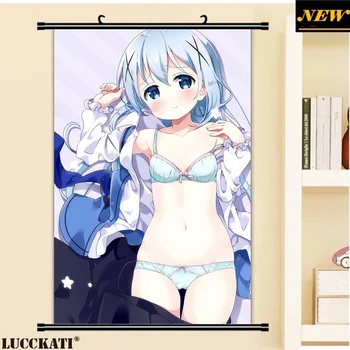 

Gochiusa Gochuumon wa Usagi Desu ka Rabbit cameltoe sexy loli Chino breasts cartoon anime wall scroll canvas painting poster