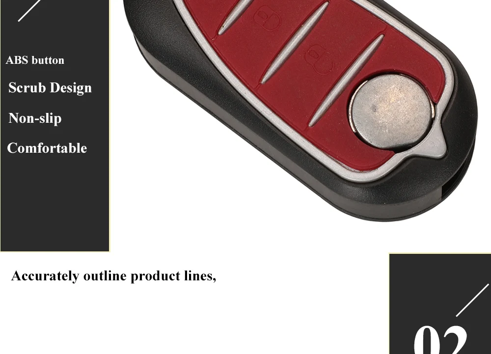 Keyforkess telecomando Flip 3 pulsanti portachiavi Auto per Alfa Romeo Mito 2008-2015 Giulietta 2010-2016 433Mhz chiedere ID46-7946 chiavi automatiche 12 Keyforkess telecomando Flip 3 pulsanti portachiavi Auto per Alfa Romeo Mito 2008-2015 Giulietta 2010-2016 433Mhz chiedere ID46-7946 chiavi automatiche - Hac82959793ea4246a98df6e875499191K