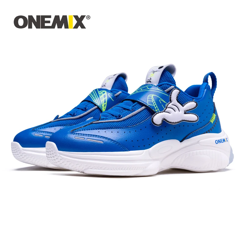 

ONEMIX cute fashion hot sale high quality girl boy sport running shoes top grade gym air cushion sneaker