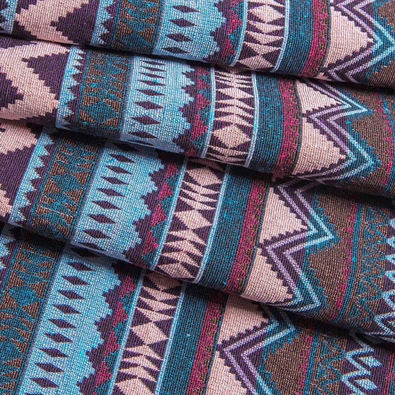 20 цветов хлопчатобумажная льняная ткань плотная Этническая ткань полиэстер напечатанная тканевая подушка может занавес декоративная ткань для рукоделия ручной работы - Цвет: 3