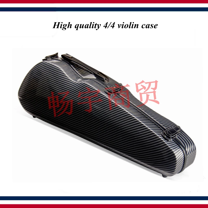 High quality Professional violin case 4/4 FRP carbon fiber Triangular black Fashion style violin parts violin accessories 025 High quality Professional violin case 4/4 FRP carbon fiber Triangular black Fashion style violin parts violin accessories 025