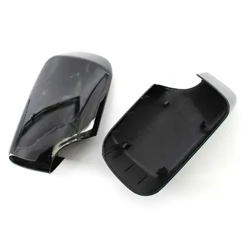

2pcs Car Side Door Wing Mirror Cover Casing Cap Stylish 51168238375 51168238376 For BMW E46 1998-2005
