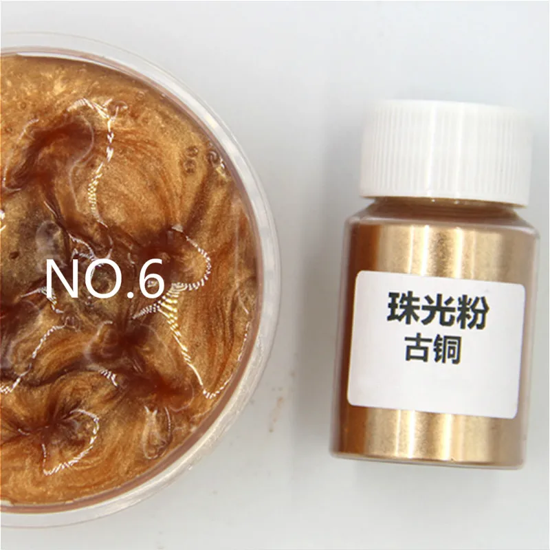 Diy Handmade Pearlescent Mica Powder Epoxy Resin Dye Pearl Pigment Resin Glue Pigments Material Crystal Mold