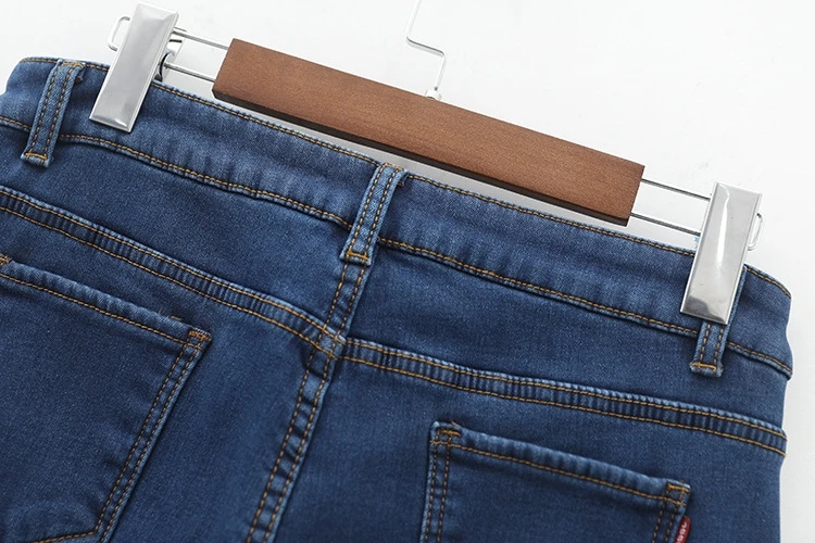 Зимние теплые женские джинсы размера плюс XL-4XL, новинка, повседневные синие и черные плотные обтягивающие вельветовые брюки с высокой талией, джинсовые штаны