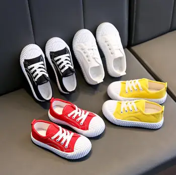 

Spring New Children Canvas Shoes Girls Sneakers Breathable Spring Fashion Kids Shoes For Boys Casual Sport Shoes Student