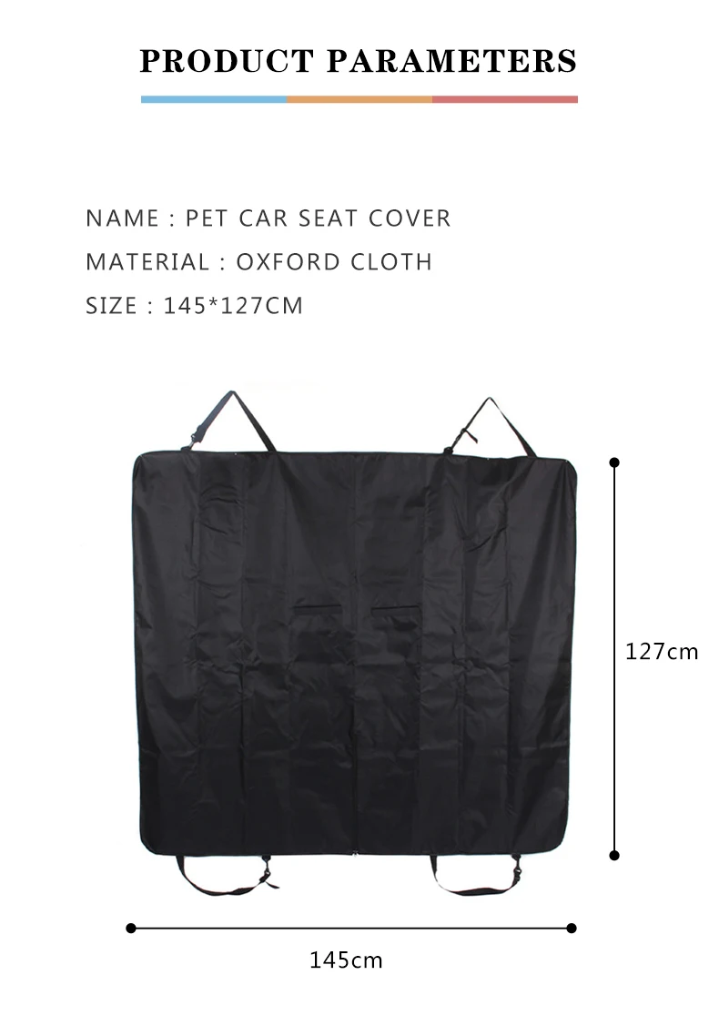 Title 1, Dog Car Seat Cover Foldable Waterproof Pet Car ...