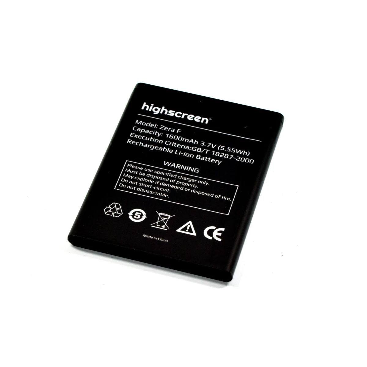 АКБ Highscreen Zera F 1600mAh