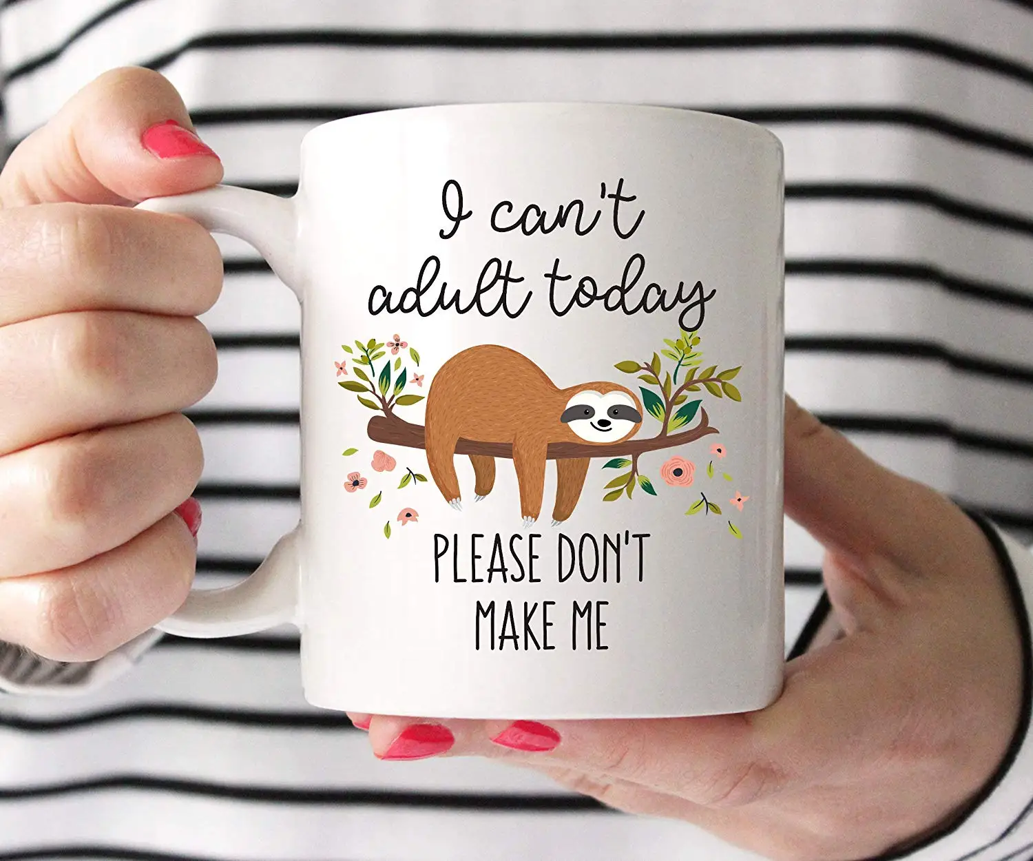 I Cant Adult Today Please Dont Make Me Coffee Mug Ceramic 11 Oz Funny Gift | Дом и сад