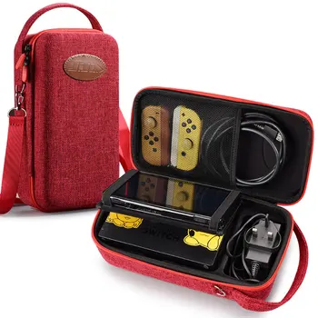 

For Nintendo Switch Protective Case Hard Cover Shell Waterproof Travel Box NS Game Console Full Set Of Accessories Storage Bag