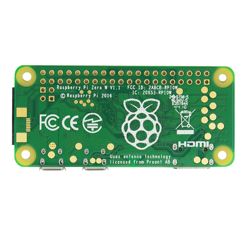  Original frambuesa Pi Zero W placa 1GHz CPU 512MB RAM con Wi-Fi y Bluetooth RPI 0 W