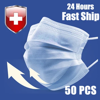 

Disposable Mask Face Mask Mouth Mask 3 Layer Anti Dust Safety Mask Meltblown Nonwoven Elastic Mask Earloop Mask