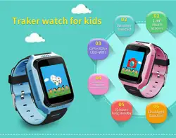 Анти-потери дети Смарт часы с gps-трекером SOS Вызов GSM SIM Камера Подарки для ребенка детский телефон Smartwatch