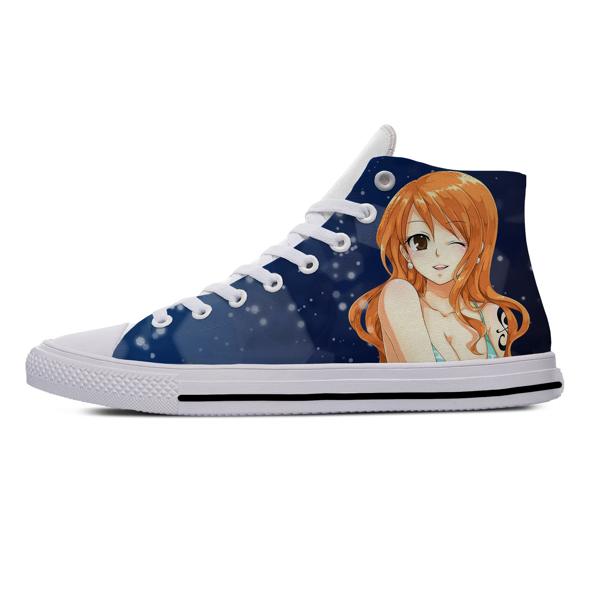 NAMI CUTE ONE PIECE THEMED HIGH TOP SHOES (5 VARIAN)