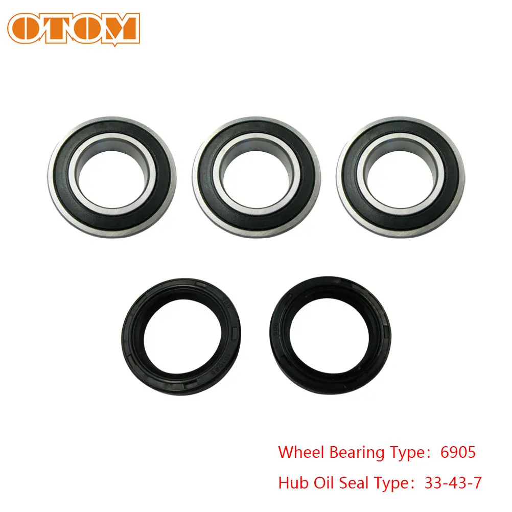 Motorcycle Rear Wheel Hub Oil Seal Bearing Kit for HONDA CRF CR125R CR250R CR500R CRF250R CRF250RX CRF450RX