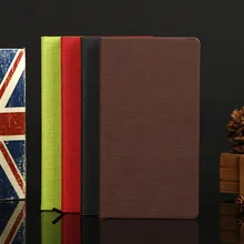 Прямые продажи продукции экологически чистый цвет Лен шаблон Paperback офисный ноутбук мульти-Спецификация ноутбук Custo