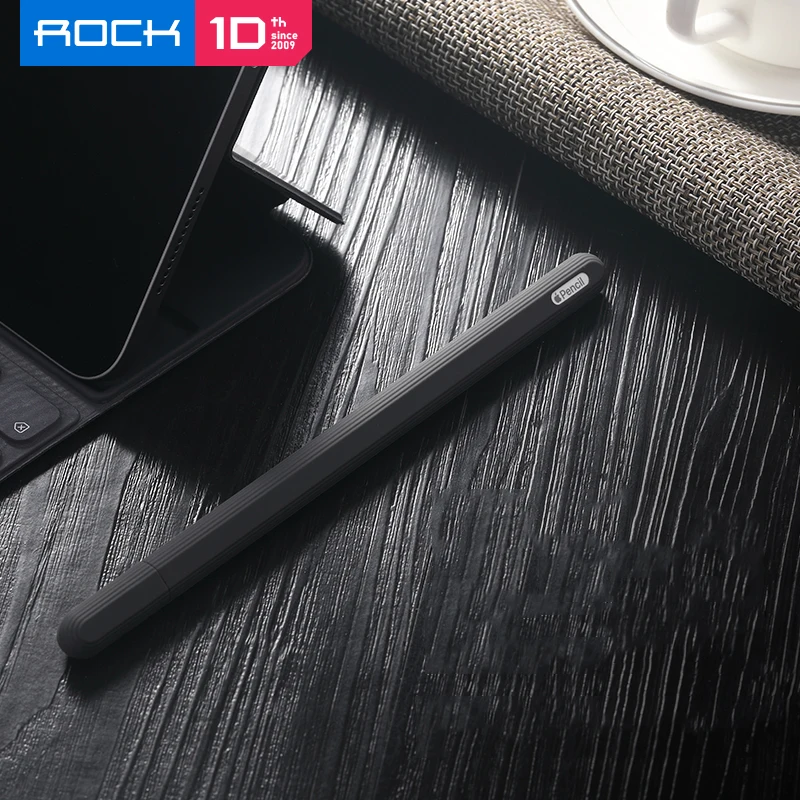 

ROCK Soft Silicone Case for Apple Pencil 2 Protective Case for iPad Tablet Touch Pen Stylus Protective Sleeve Cover for Apple Pencil 2nd II Protection Case with Retail Packing