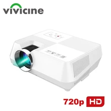 Vivicine 720P HD проектор, опционально Android wifi Bluetooth HDMI USB PC Мини светодиодный портативный проектор для видеоигр