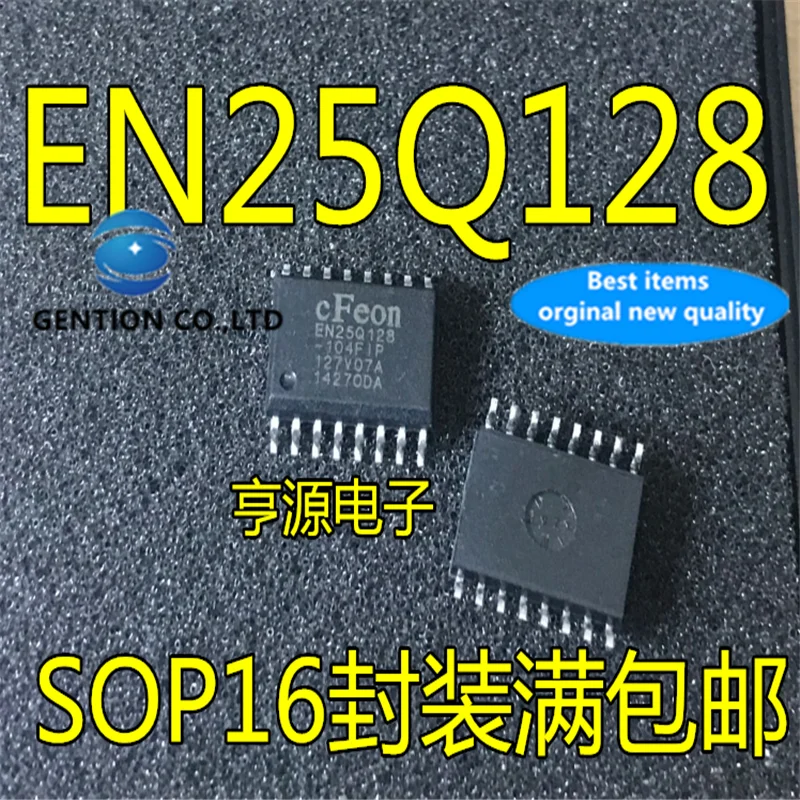

10Pcs EN25Q128 EN25Q128-104FIP SOP16 in stock 100% new and original