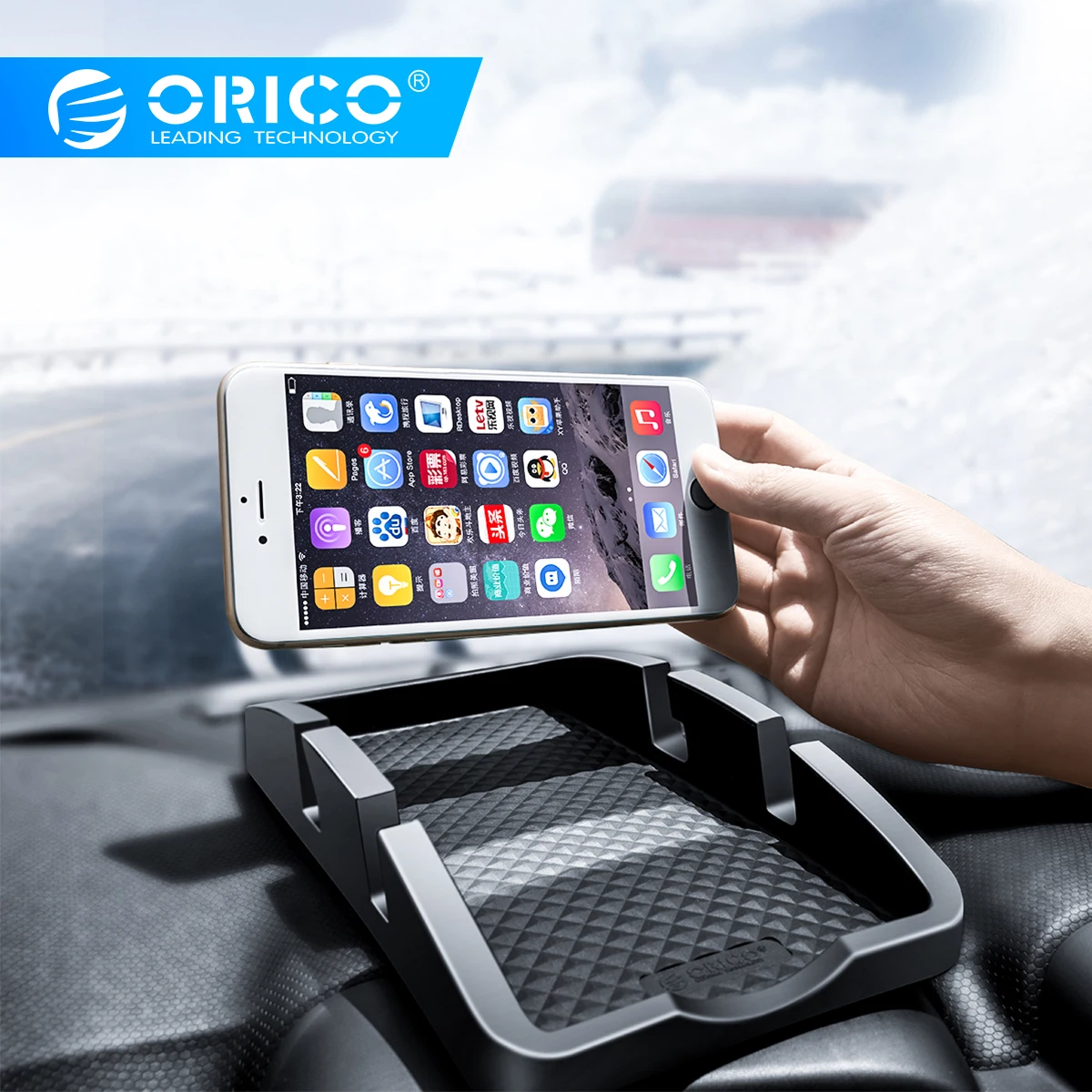  ORICO Anti Slip Car Dashboard Phone Holder Car Smartphone Support Non Slip Pad Phone Stand Desk Mou