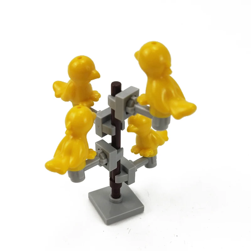 MOC Block Animals The Rabbit Bird Dog Pet Cat Model Building Blocks Toys for Children Blocks Gifts for Kids Learning Toys 13