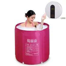 Ванна бочка, взрослая Складная сетка Красная Ванна артефакт, большая утолщенная Ванна бочка для детской бытовой ванны, портативная Ванна Барре