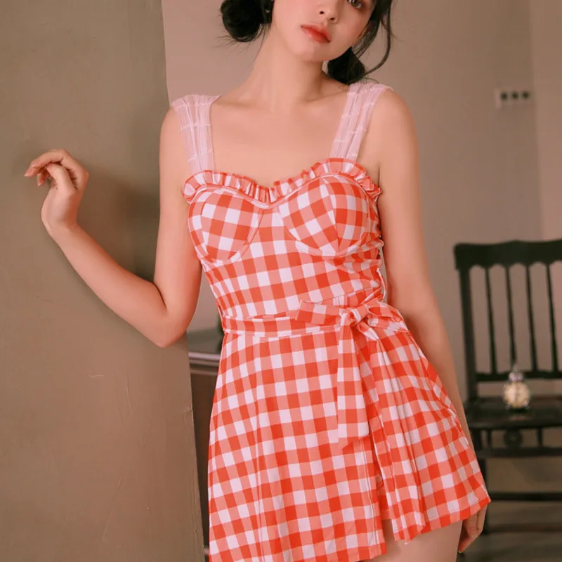 

One Piece Swimsuit With Push Up Swimsuits Woman 2019 Fused Female Women Onepiece Sexy New Winter Hot Bathing Suit Dot Polyester