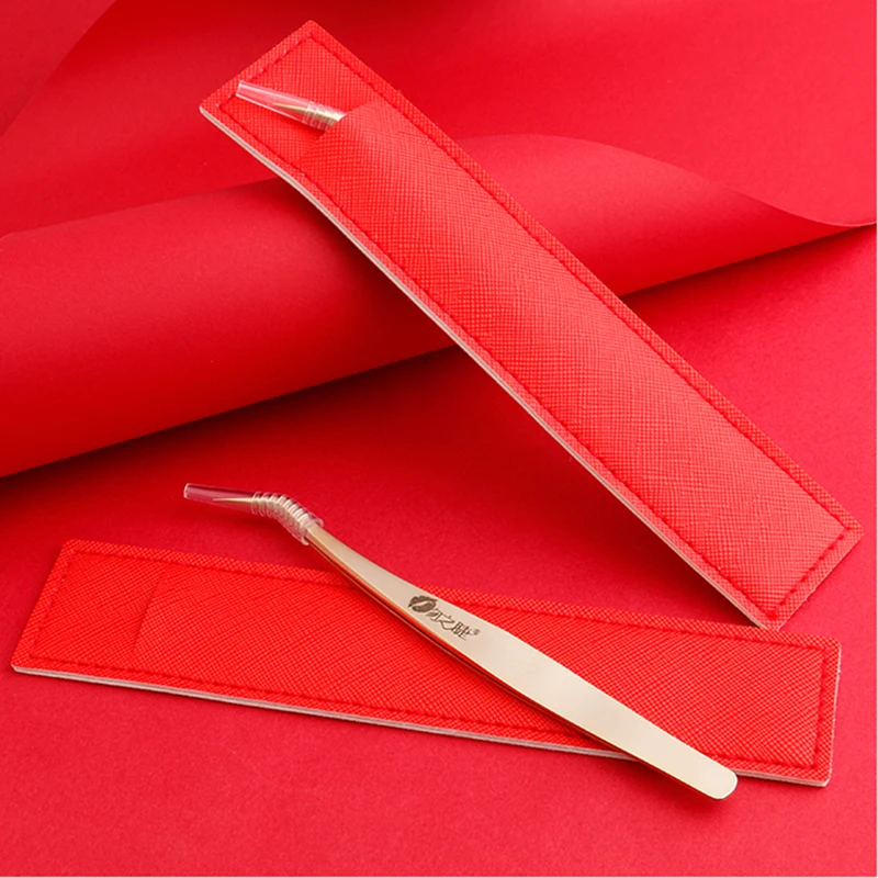 Golden Eyelashes Tweezers Super Precision Premium Stainless Steel