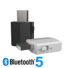 USB Bluetooth 5,0 адаптер передатчик ТВ приемник 3 в 1 Bluetooth Беспроводные адаптеры для ПК автомобильный комплект с кнопкой переключения