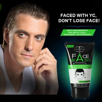 

Deep Cleansing Face Wash For Men Moisturizing Brightening Oil-control Whitening Foaming Facial Cleanser
