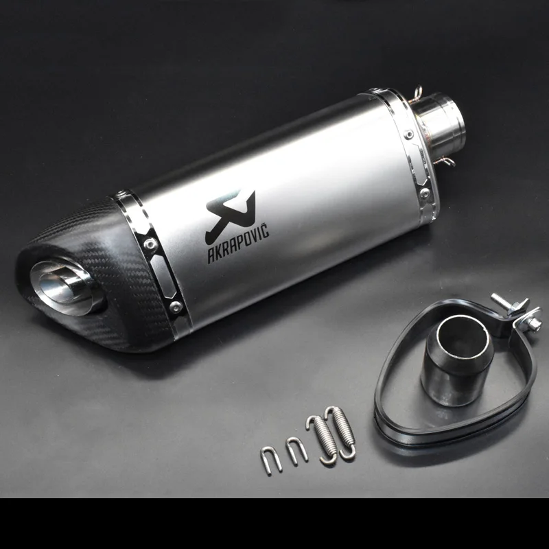 

Motorcycle Modified Exhaust Muffler Escape Pipe For GSXS750 GSX-S750 FZ1 R6 R15 R3 ZX6R ZX10 k6 duke390 duke200 tmax500