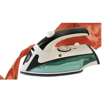 

SOGO SS-6007 portable steam iron, small travel folding iron, Dual voltage, 800 Watts
