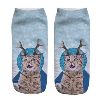 

winter warm christmas socks women for short funny cute cartoon Cotton Winter non slip funny Socking#p6