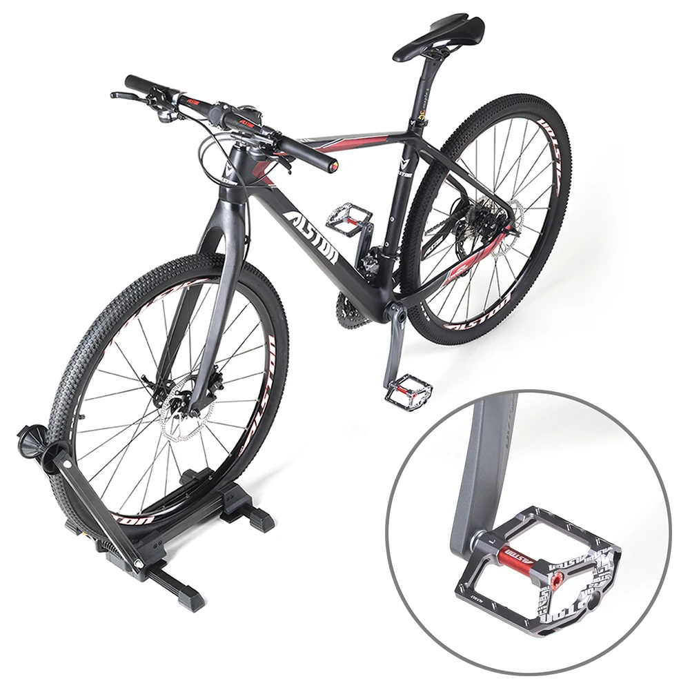 Ansjs Beauty Star Bike Pedals Bicycle Pedals 9/16 Inch Spindle Universal Cycling Pedals Aluminium Alloy Lightweight Bike Pedals