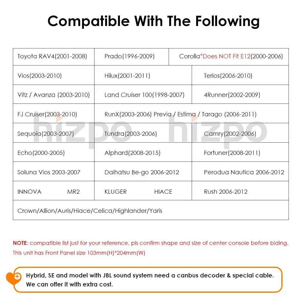 Top 7"Android9.0 Car DVD Player for Toyota Hilux Corolla Camry Prado RAV4 Octa-Core WIFI 4G RAM+64G ROM Bluetooth+Free Rear Camera 5 Top 7"Android9.0 Car DVD Player for Toyota Hilux Corolla Camry Prado RAV4 Octa-Core WIFI 4G RAM+64G ROM Bluetooth+Free Rear Camera 5
