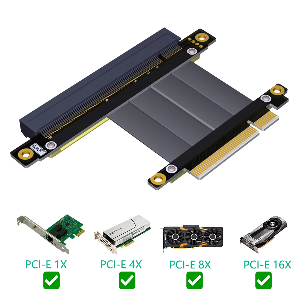 Удлинитель райзерной карты PCI Express PCIE E с 8X на 16X слот PCI-E Удлинительный кабель PCIe X8