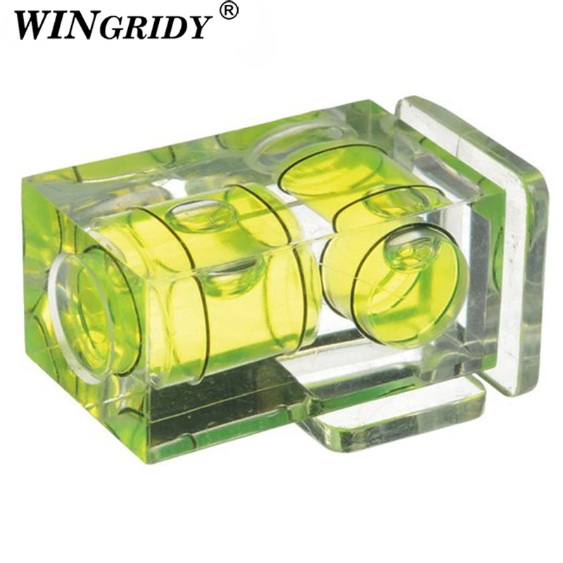 

WINGRIDY 2 Axis Bubble Spirit Level Camera Flash Hot Shoe Universal DSLR SLR Camera Photography Accessories For Canon Nikon