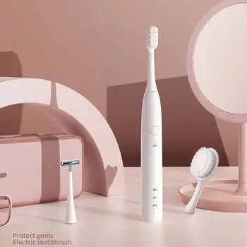 

3 In 1 Electric Toothbrush USB Charging Waterproof Facial Brush Massage Tool