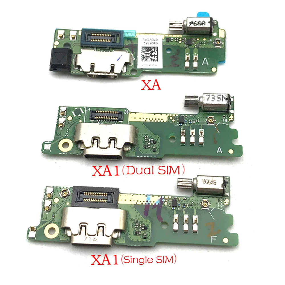 10 шт./лот usb-порт для зарядки док-станция разъем плата гибкий кабель Sony Xperia E5 L1 L2 M5 XA