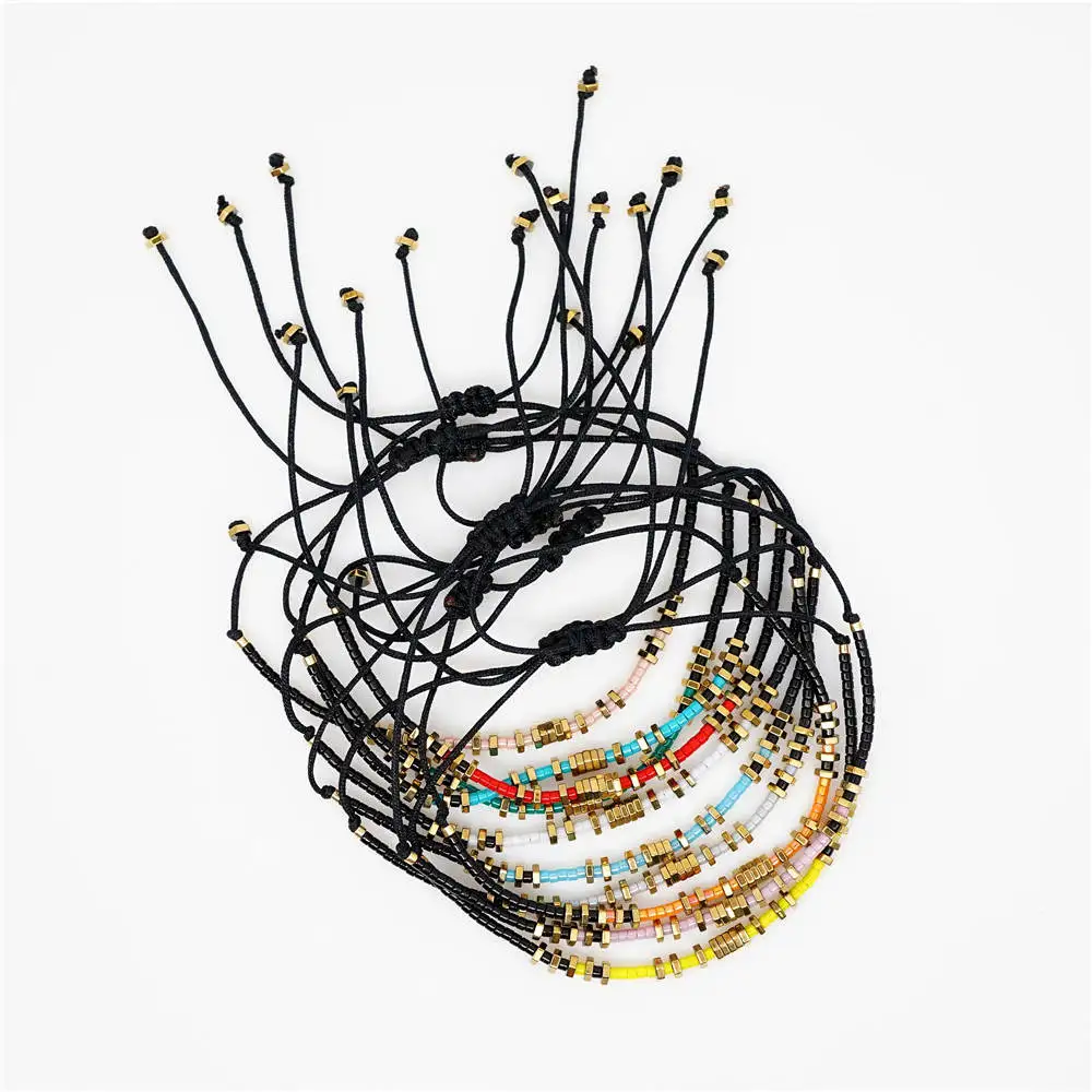 Go2boho Miyuki Браслеты Женские богемные разноцветный браслет летние пляжные Pulseras Mujer ювелирные изделия Janpan Miyuki Бусы Бохо шик