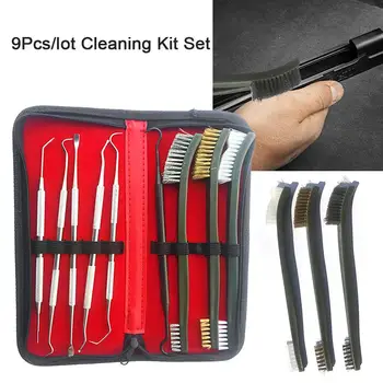 

Car Wash Pipe Car Brush Detailing Cleaning Microfiber Brush Car Mechanical Cleaning Kit Toalla Microfibra Sets Brass Ends Picks