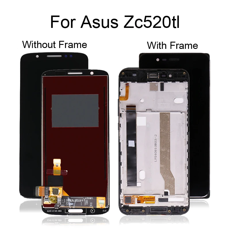 ЖК дисплей с рамкой для Asus Zenfone 3 Max ZC520TL сенсорный экран дигитайзером в сборе X008D