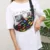 мужская голографическая поясная сумка sport run fanny pack crossbody bag fashion chest bag телефон кошелек многофункциональный поясной мешок banana bum